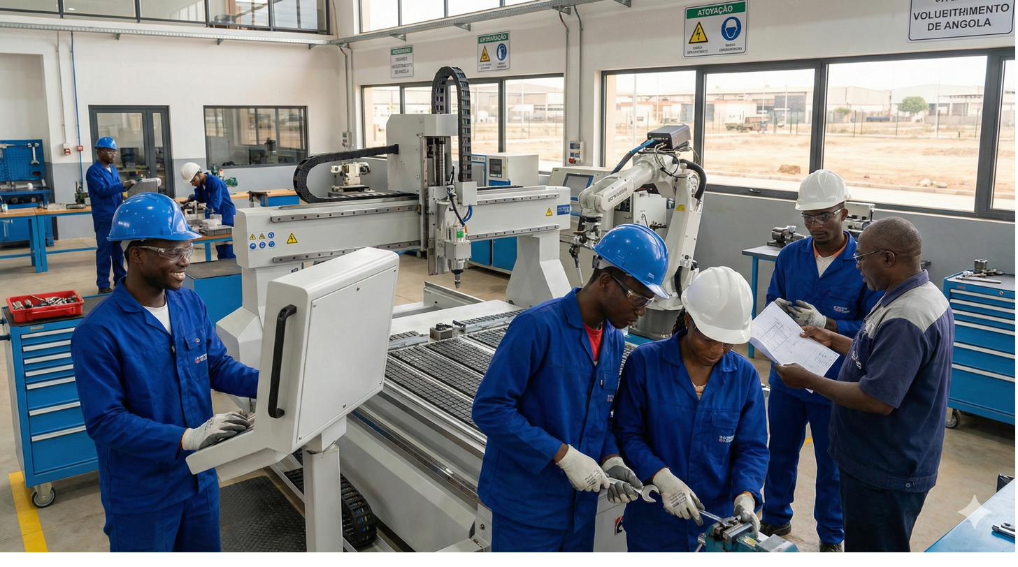 Formação técnica em Angola